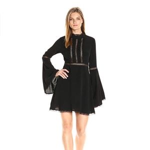 For Love & Lemons Willow Bell Sleeve Dress